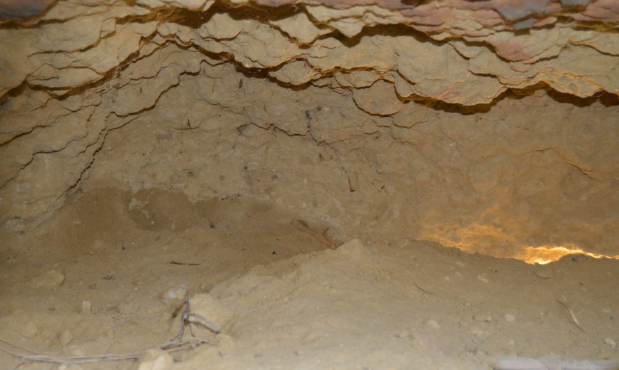 Imagem representativa de Alpenas 4. Pormenor do interior do eventual abrigo.