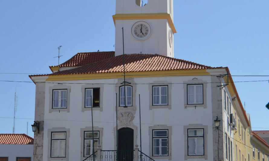 Imagem representativa de Paços do Concelho. Perspetiva atual do edifício.