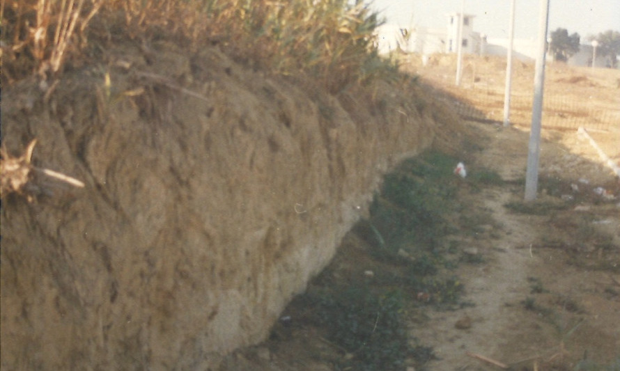 Imagem representativa de Quinta do Facho. Corte resultante de obra onde foi possível identificar vestígios da Idade do Ferro (2001).