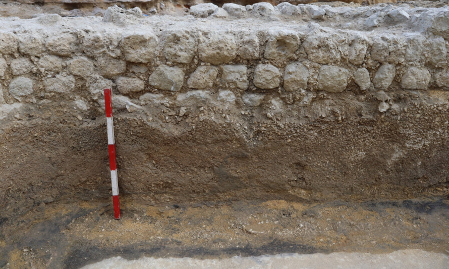Imagem representativa de Fábrica Romana de Cacilhas-Pormenor construtivo de uma das cetárias.