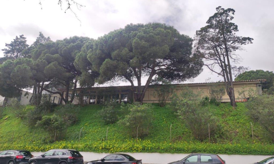 Imagem representativa de Dispensário da Assistência Nacional aos Tuberculosos - IANT/ Centro de Diagnóstico Pneumológico. Vista desde a rua.