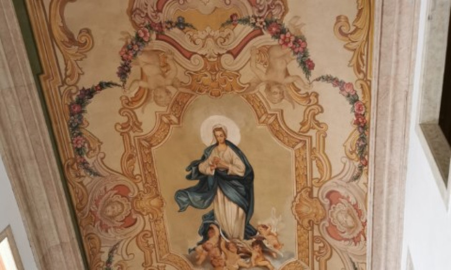 Imagem representativa de Quinta de S. Lourenço - Pintura da abóbada da nave