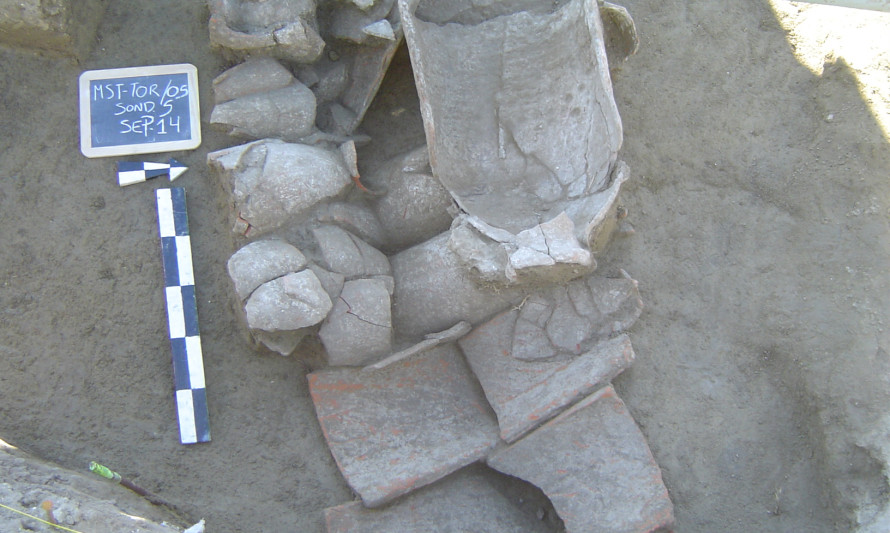 Imagem representativa de Quinta da Torre. Sepultura (Sondagem 5; Sepultura 14) (Palimpsesto, 2009).