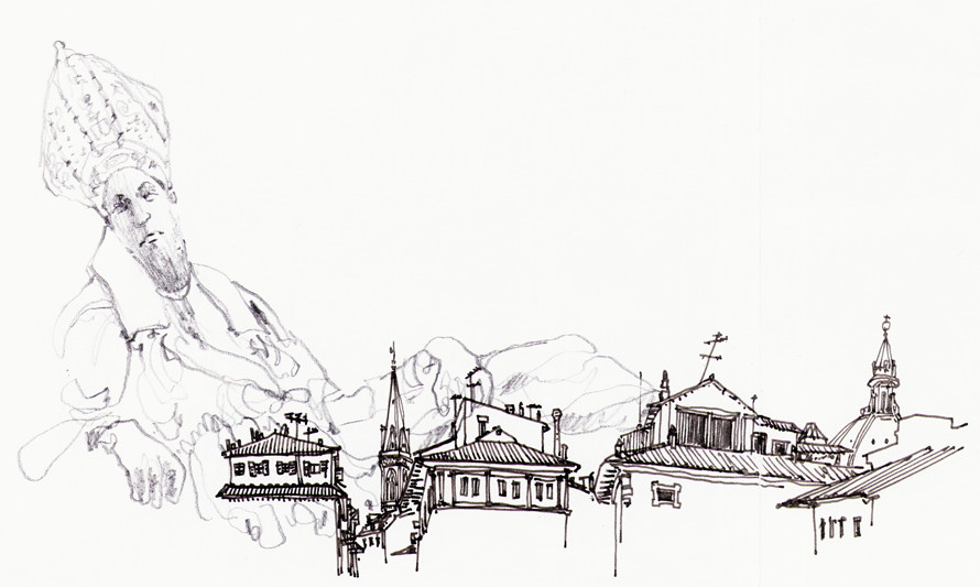 Desenho na Casa (desenho de Mário Linhares)