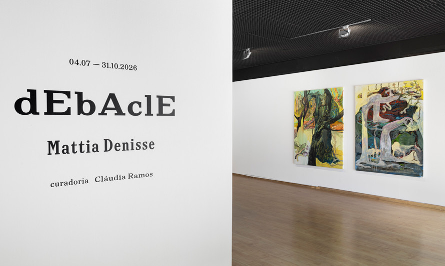 Visita à exposição dEbAclE, com Mattia Denisse