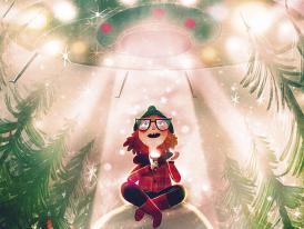 Luzes na Floresta, de David Litchfield