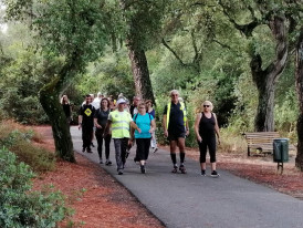 Caminhada no Parque da Paz
