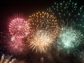 Almada, Passagem de Ano, Fogo de artifício