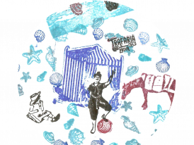 há cem anos-postais