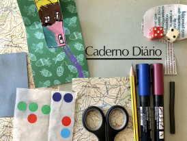 viagem desenhada, um jogo no jardim do museu