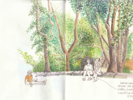 Desenho no Jardim