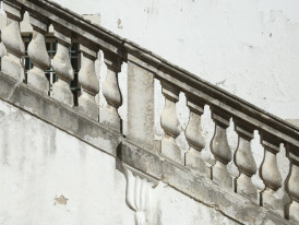 Pormenor da escadaria da Casa da Cerca - foto de Nuno Albuquerque Gaspar