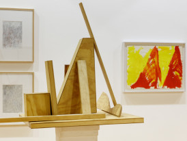 Vista da exposição “Algum desenho, a partir de Gaëtan” - fotografia de António Jorge Silva