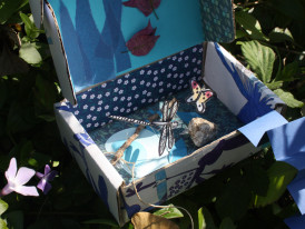 JARDIM DE BOLSO EM TONS DE AZUL – Oficina para Famílias