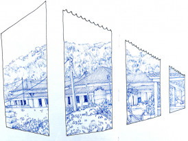 Desenho na Casa (desenho de Mário Linhares)
