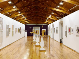 exposVista da exposição “Algum Desenho a partir de Gaëtan — Obras da coleção Alberto Caetano” (fotografia de António Jorge Silva)