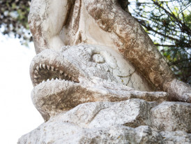 Estátua de Neptuno (pormenor) - Fotografia de Nuno de Albuquerque Gaspar
