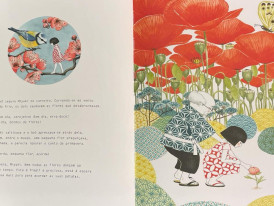 VAMOS LER NA PRIMAVERA  - “𝙀𝙨𝙥𝙚𝙧𝙖, 𝙈𝙞𝙮𝙪𝙠𝙞”, de Roxane Marie Galliez e ilustrações de Seng Soun Ratanavanh