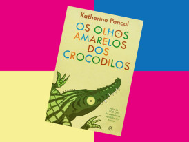 O crocodilo com olhos amarelos