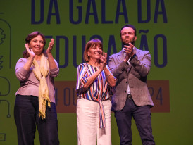 Estudantes e profissionais de educação aposentados homenageados na II Gala da Educação