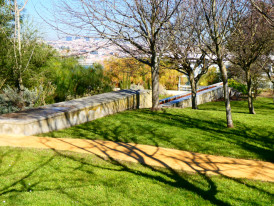 Fotografia do Pomar da Casa da Cerca no inverno