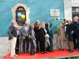 cerimonia descerrar placa toponimica