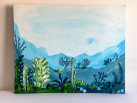 Exposição de Artes Plásticas “Mar de Existências - Reflexões Costeiras” de Lina Alves