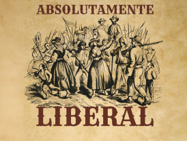 Imagem peça de teatro "Absolutamente Liberal"