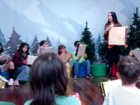 Rosa Gonçalves - Oficina de adufe e canto tradicional