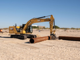 Alimentação das praias do concelho de Almada retomada