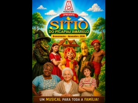 Cartaz peça de teatro "Sítio do Picapau Amarelo"