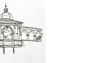 Desenho na Casa (desenho de Mário Linhares)