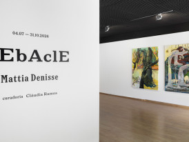 Visita à exposição dEbAclE, com Mattia Denisse