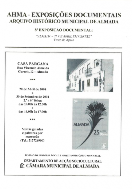 Arquivo Histórico Municipal "Almada - 25 de Abril em cartaz"