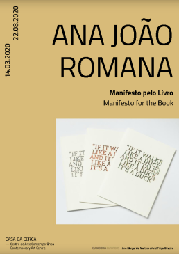 «Manifesto pelo Livro», seleção de livros de artista de Ana João Romana  