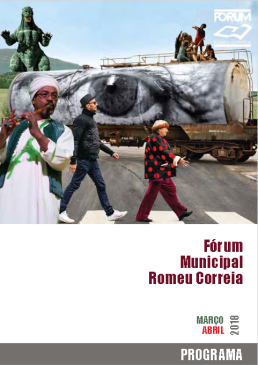 Programa Fórum Municipal Romeu Correia - março abril 2018