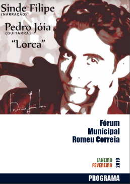 Programa Fórum Municipal Romeu Correia - janeiro e fevereiro 2019  