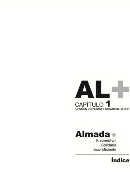 Opções do Plano e Orçamento 2011_Câmara Municipal de Almada