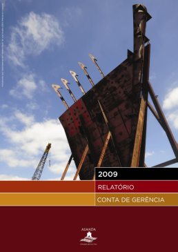 Relatório e Conta de Gerência 2009_Câmara Municipal de Almada