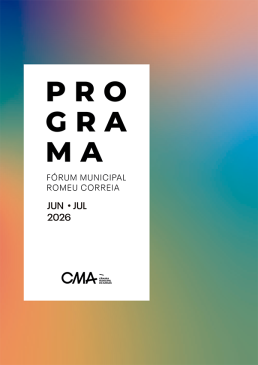 Capa programa Fórum Municipal Romeu Correia - junho e julho 2026