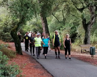 Caminhada no Parque da Paz