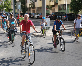 Aprender a andar de bicicleta na cidade