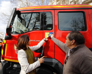 Almada, Bombeiros, Proteção Civil, Presidente CMA, Inês de Medeiros, Costa da Caparica, José Ricardo Martins