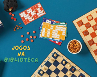 jogos na biblioteca