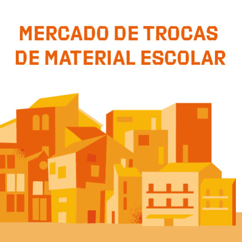 Mercado de trocas material escolar