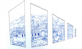 Desenho na Casa (desenho de Mário Linhares)