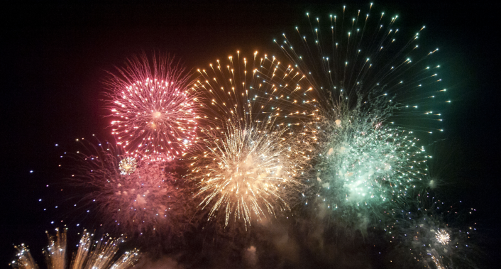 Almada, Passagem de Ano, Fogo de artifício