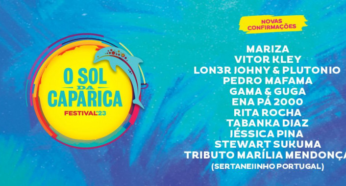 Novos nomes confirmados para o Sol da Caparica