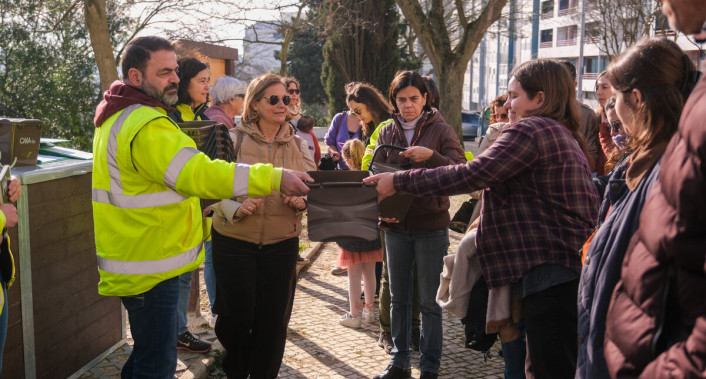 Ação de formação e sensibilização para a utilização das ilhas de compostagem
