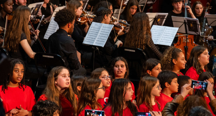 música, crianças